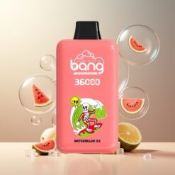Bang 36000 Power Engangs Vape Vannmelon Is Norge Grossist – 36ml, 36000 puffs, 850mAh, 5% nikotin