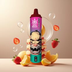 Bang Beach 22000 Puffs Norge grossist Disposable Vape Jordbær Is – 36ml, 650mAh, 0-5% Nikotin