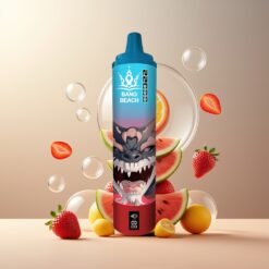 Bang Beach 22000 Puffs Norge grossist Disposable Vape Jordbær Vannmelon (36ml, 650mAh, 0%/2%/3%/5%)