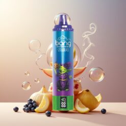 Bang Blaze Tornado 20000 Puffs Norge Grossist Disposable Vape Blåbær Drue med Type-C-lading og Justerbar Luftstrøm 0%,2%,3%,5% Nikotin