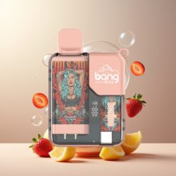 Bang Box 9000 Puffs Engangs Vape Jordbær Iskrem Norge Grossist – 14ml, 650 mAh, Type-C