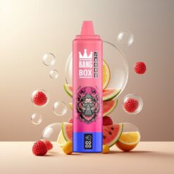 Bang Box King 20000 Puffs Norge Grossist – Bringebær Vannmelon (0%/2%/3%/5% Nikotin, 35ml, 850mAh, Mesh Coil)