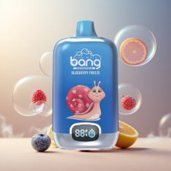 Bang Digital Box 15000 Puffs Norge Grossist Disposable Vape Blåbær Frost med 15ml E-liquid, Type-C Lading, 550mAh Batteri, 0-5% Nikotin