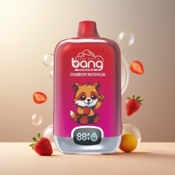 Bang Digital Box 15000 Puffs Norge Grossist Disposable Vape Jordbær Vannmelon, 15ml, Type-C, 550mAh, Digital Skjerm