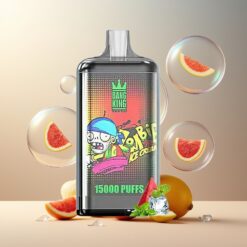 Bang King 15000 Puffs Engangsvape Lush Is Norge Grossist – 21ml, 550 mAh, 0-5% Nikotin, Fargerik Design