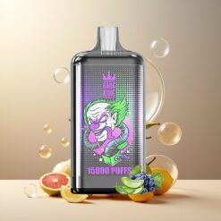 Bang King 15000 Puffs Norge Grossist Aloe Druer (21ml, 550 mAh, 0-5% Nikotin)
