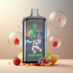Bang King 15000 Puffs Norge Grossist Engangs Vape Triple Bær Is – 21ml, 550mAh, 0-5% Nikotin, Fargerik Design