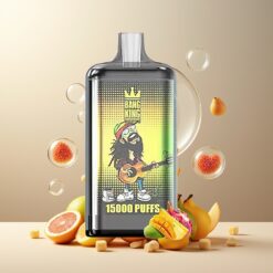 Bang King 15000 Puffs Norge Grossist Engangs Vape Tropisk Frukt (21ml, 550mAh, 0-5% Nikotin)