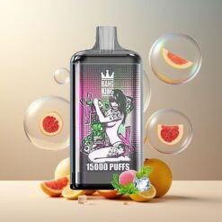 Bang King 15000 Puffs Norge Grossist - Peace Ice (21ml, 550 mAh, 0-5% nikotin, fargerik design)
