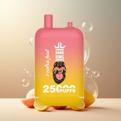 Bang King 25000 Puffs Norge Grossist Engangs Vape Fersken Mango 46ml 5% Nikotin Type-C