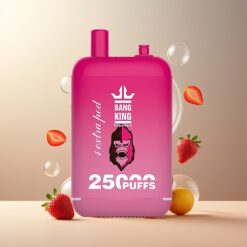Bang King 25000 Puffs Norge Grossist – Jordbær/Vannmelon (46ml, 650mAh, 0-5% Nikotin, Type-C)