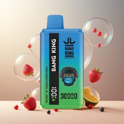 Bang King 30000 Puffs Engangsvaper Red Bull Blåbær Vannmelon Norge grossist – 36ml, 550mAh, Type-C