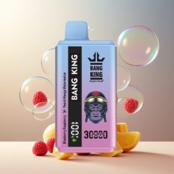 Bang King 30000 Puffs Norge Grossist Disposable Vape Blåbær Bringebær Fersken Mango Vannmelon 36ml Type-C