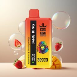 Bang King 30000 Puffs Norge grossist Disposable Vape Vannmelon Is Jordbær Og Mango 36ml 550mAh Type-C