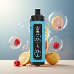 Bang King Shisha 25000 Puffs Norge Grossist – Blå Bringebær Sitron (30ml, 650mAh, Type-C)