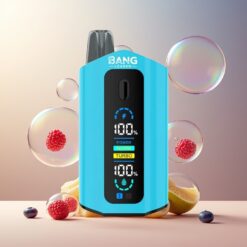 Bang Leader 50000 Puffs Norge Grossist Disposable Vape Blåbær & Sur Bringebær (36ml, 13400mAh, Type-C)