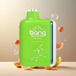 Bang Pulse 18000 Puffs Engangs E-vape Sur Eple Is Norge Grossist – Type-C, 650mAh, 26ml, 0/2/3/5% Nikotin, 1.0 ohm Mesh Coil