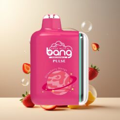 Bang Pulse 18000 Puffs Engangs Vape Jordbær Mango Norge Grossist – Type-C, 650mAh, 26ml, 1.0 ohm