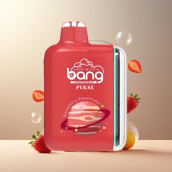 Bang Pulse 18000 Puffs Engangs Vape Jordbær Vannmelon Norge Grossist – Type-C, 650mAh, 26ml, 1.0 ohm Mesh Coil