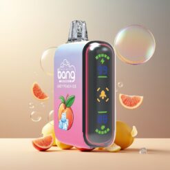 Bang Rocket 18000 Puffs Engangsvaper Juicy Peach Is Norge Grossist – 26ml, 650mAh, Nikotin 0%/2%/3%/5%