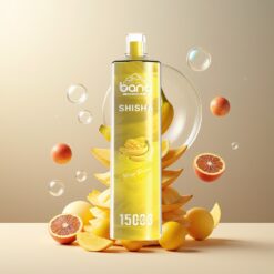 Bang Shisha 15000 Puffs Engangs Vape Mango Banan Norge Grossist – 23ml, Type-C, 600mAh, 0-5% Nikotin