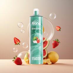 Bang Shisha 15000 Puffs Norge Grossist Disposable Vape Vannmelon Jordbær Tyggegummi – 23ml, Type-C, 600mAh, 0-5% Nikotin