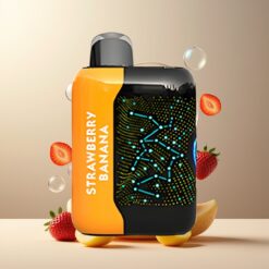Bang Starry 25000 Puffs Engangs Vape Jordbær Banan Norge grossist – 28ml, 800 mAh, Type-C lading, 0-5% nikotin