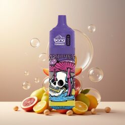 Bang Tornado 12000 Puffs Norge grossist Engangs Vape Royal Dru (23ml, 650 mAh, 0%/2%/3%/5%)