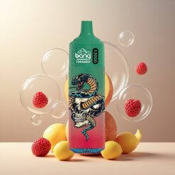 Bang Tornado 12000 Puffs Norge grossist Engangsvaper Sur Eple og Bringebær (23ml, 650 mAh, 0/2/3/5%)