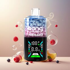 Bang Tornado 40000 Puffs Engangs Vape Blåbær Bringebær Norge Grossist – 0%/2%/3%/5% Nikotin, 850mAh, 40ml
