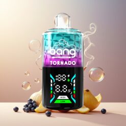 Bang Tornado 40000 Puffs Engangs Vape Blåbær Drue Norge Grossist – Nikotin 0-5%, 850mAh, 40ml