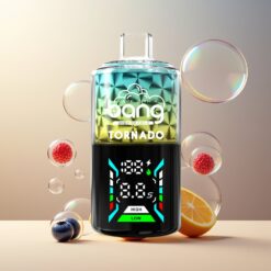 Bang Tornado 40000 Puffs Engangs Vape Blåbær Sitron Norge grossist – 0-5% Nikotin, 850mAh, 40ml
