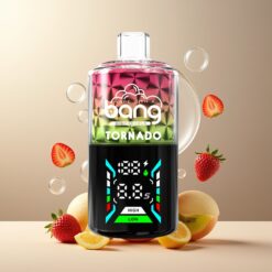 Bang Tornado 40000 Puffs Engangs Vape Jordbær Kiwi Norge grossist – 0%/2%/3%/5% Nikotin, 850mAh, 40ml