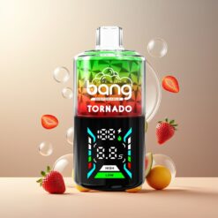 Bang Tornado 40000 Puffs Engangs Vape Jordbær Vannmelon Norge Grossist – Nikotin 0%-5%, 850mAh, 40ml