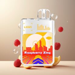 Digiflavor Geekbar LUSH 20000 Puffs Norge Grossist Disposable Vape Bringebær Zing – 820mAh, 5% Nikotin, USB-C, LED Skjerm