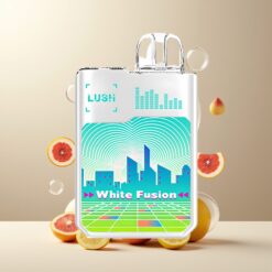 Digiflavor Geekbar LUSH 20000 Puffs Norge grossist Disposable Vape Hvit Fusion – 820mAh, 5% Nikotin, LED-skjerm, USB-C