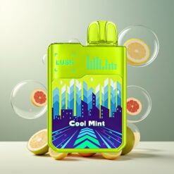 Digiflavor Geekbar LUSH Norge Grossist 20000 Puffs Engangsdamp Kjølig Mynte med 820mAh Batteri, 5% Nikotin, Dual-Mesh Coils & Type-C-lading