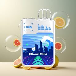 Digiflavor Geekbar LUSH Norge grossist 20000 Puffs 5% Nikotin Miami Mynte USB-C Ladeskjerm