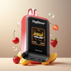 Digiflavor SKY 25K Puffs Engangs Vape Cherry Strazz Norge Grossist – 16 mL, 800 mAh, USB-C, Dual Mesh Coil