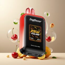 Digiflavor SKY 25K Puffs Norge Grossist Engangs Vape Kirsebær Sitrus Mynte – 16mL, 800mAh, USB-C, Justerbar Luftstrøm