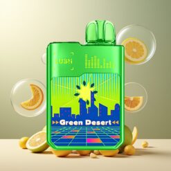 Digiflavor x Geekbar LUSH 20000 Puffs Disposable Vape Grønnørken Norge grossist med 5% nikotin, 820mAh batteri, USB-C, LED-skjerm