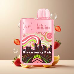 Digiflavor x Geekbar LUSH 20000 Puffs Engangs Vape Norge Grossist – Jordbær, 5% Nikotin, 820mAh, USB-C, 2 Strømmodi