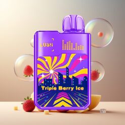 Digiflavor x Geekbar LUSH 20000 Puffs Engangs Vape Norge Grossist – Triple Bær Is, 5% Nikotin, 820mAh, USB-C, 2 Strømmodi