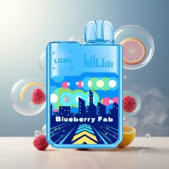 Digiflavor x Geekbar LUSH Norge Grossist 20000 Puffs 5% Nikotin Blå Bringebær Is 820mAh USB-C Skjerm