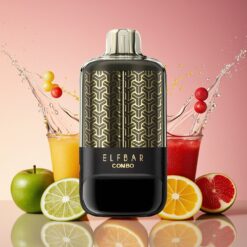 ELF BAR COMBO 25000 Puffs Engangs E-pipe Norge Grossist – Grønt Eple & Dobbel Eple Shisha, 5% Nikotin, 700mAh, Type-C, 22m E-væske