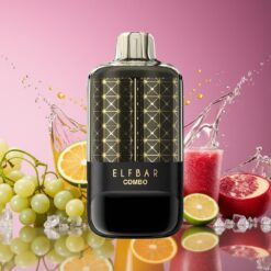 ELF BAR COMBO 25000 Puffs Engangsdamp Grønn Drue & Drue Norge Grossist – 22ml, 700mAh, Type-C, 5% Nikotin