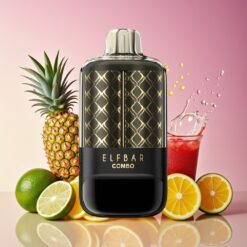 ELF BAR COMBO 25000 Puffs Norge Grossist Engangs Vape Lime & Ananas med 700mAh, Type-C, 5% Nikotin