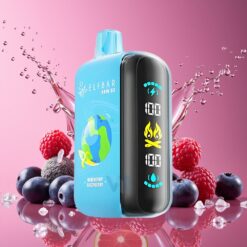 ELF BAR RAYA D3 25000 Puffs Norge Grossist Disposable Vape Blåbær Bringebær 23ml 5% Type-C