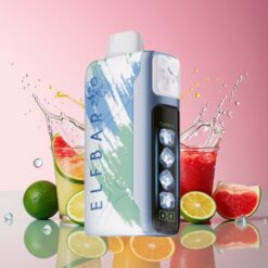 Elf Bar Ice King 40000 Puffs Norge Grossist Miami Mynte 20ml 5% Nikotin LCD Skjerm