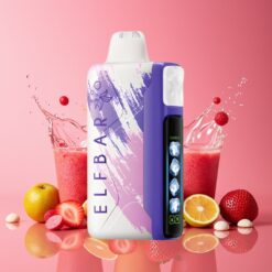 Elf Bar Ice King 40000 Puffs Norge Grossist Oppladbar 850mAh Justerbar Kjøling Sur Jordbær Dragefrukt